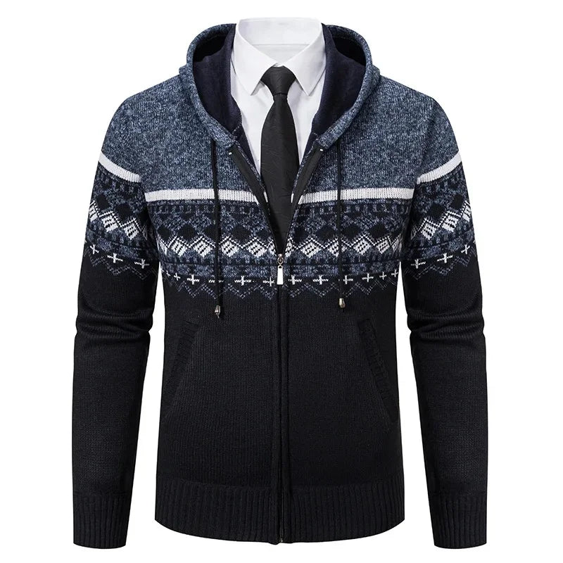 Felix | Patterned Thick-Knit Cardigan