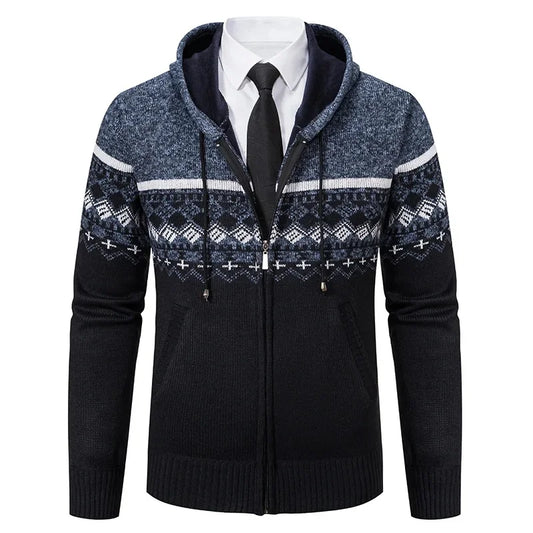 Felix | Patterned Thick-Knit Cardigan