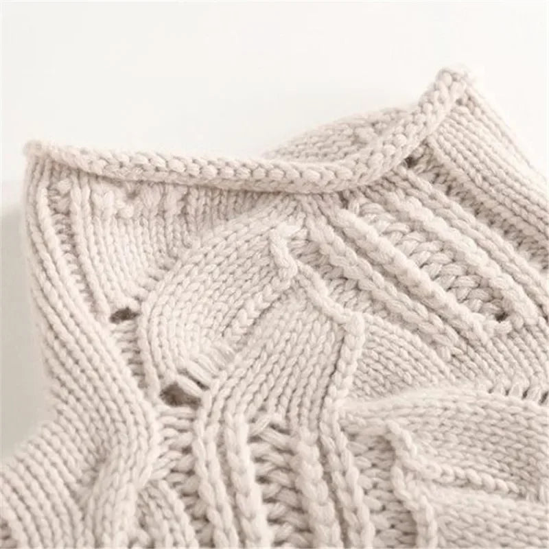 Sofia | Cable Knit Roll-Neck Jumper