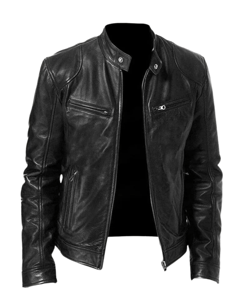 Mike | Vegan Leather Biker Jacket