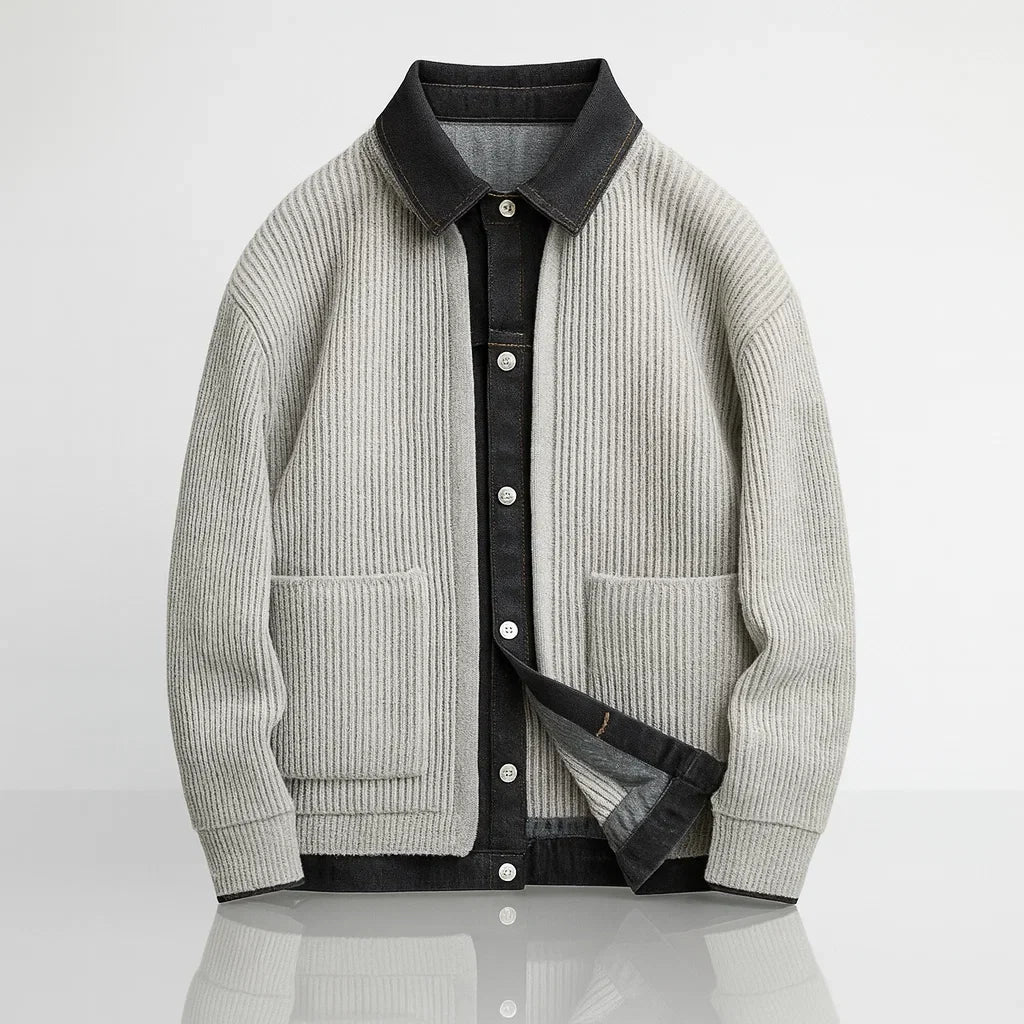 Weston | Denim-Look Knit Jumper