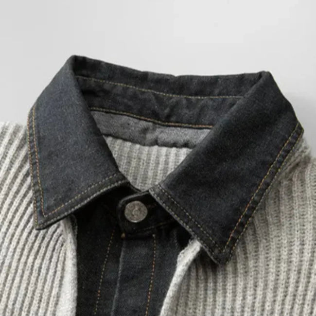 Weston | Denim-Look Knit Jumper