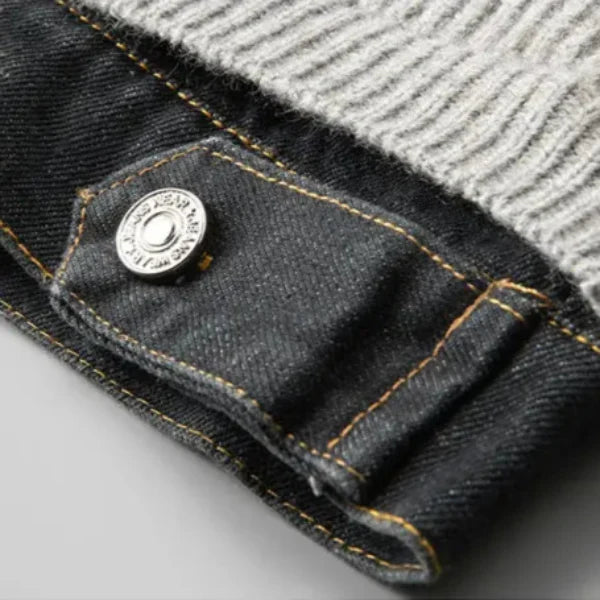 Weston | Denim-Look Knit Jumper