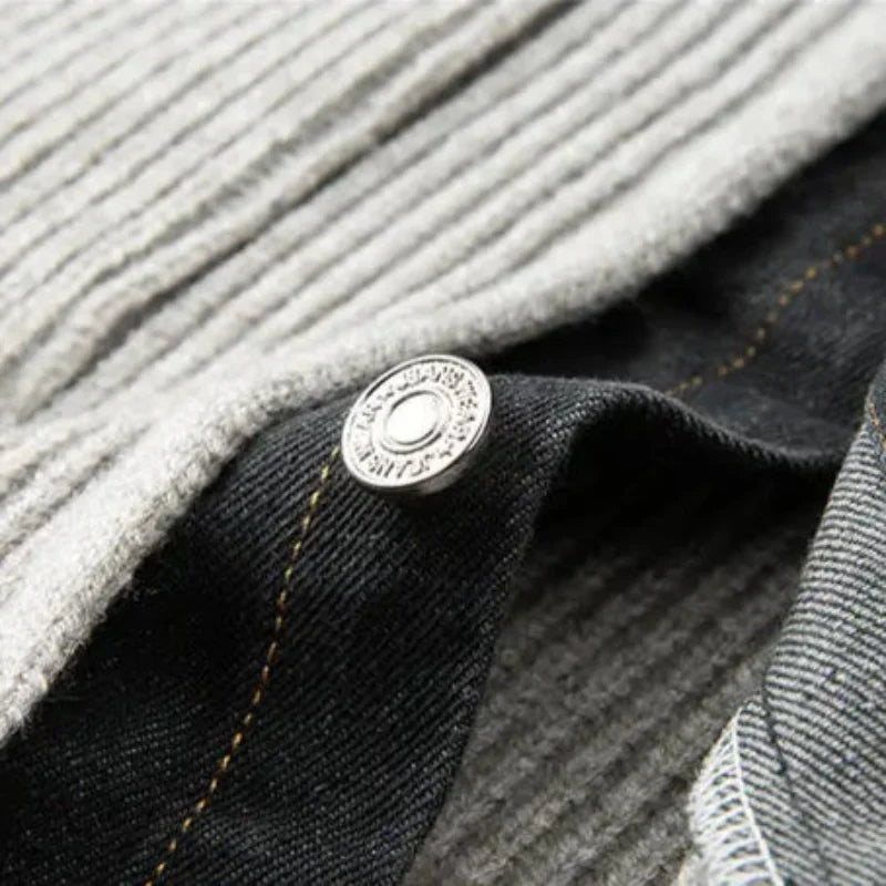 Weston | Denim-Look Knit Jumper