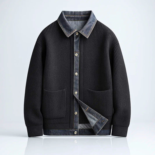 Weston | Denim-Look Knit Jumper