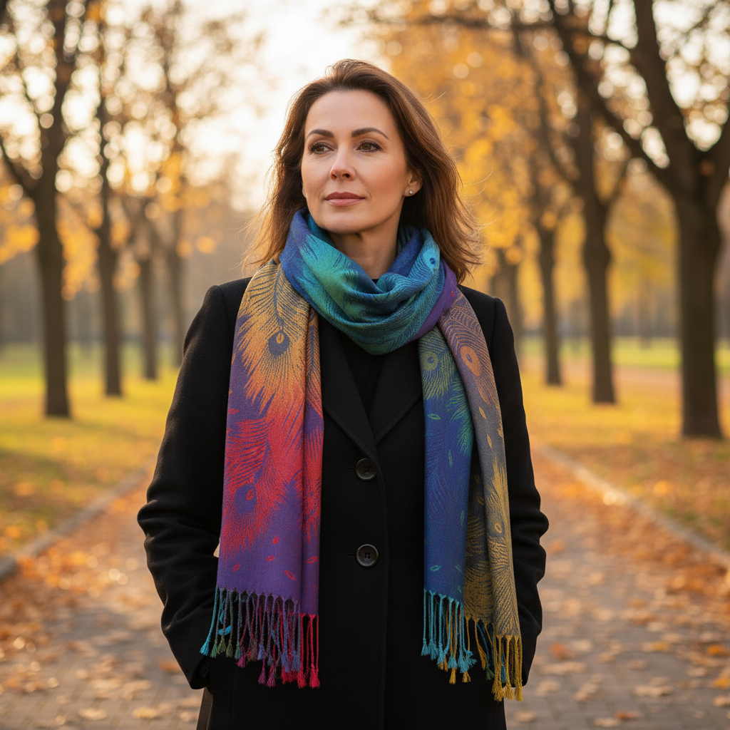 Danielle | Sunset Print Scarf