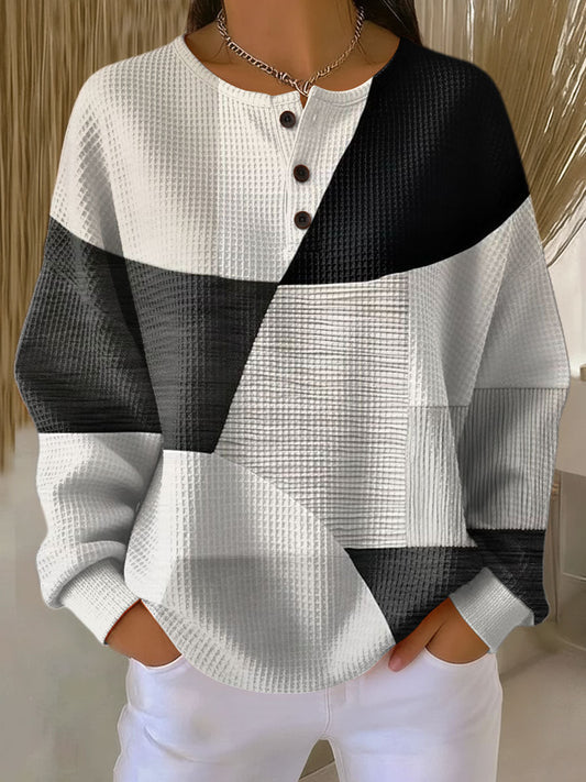 Palmira | Double-Layer Embossed Jumper