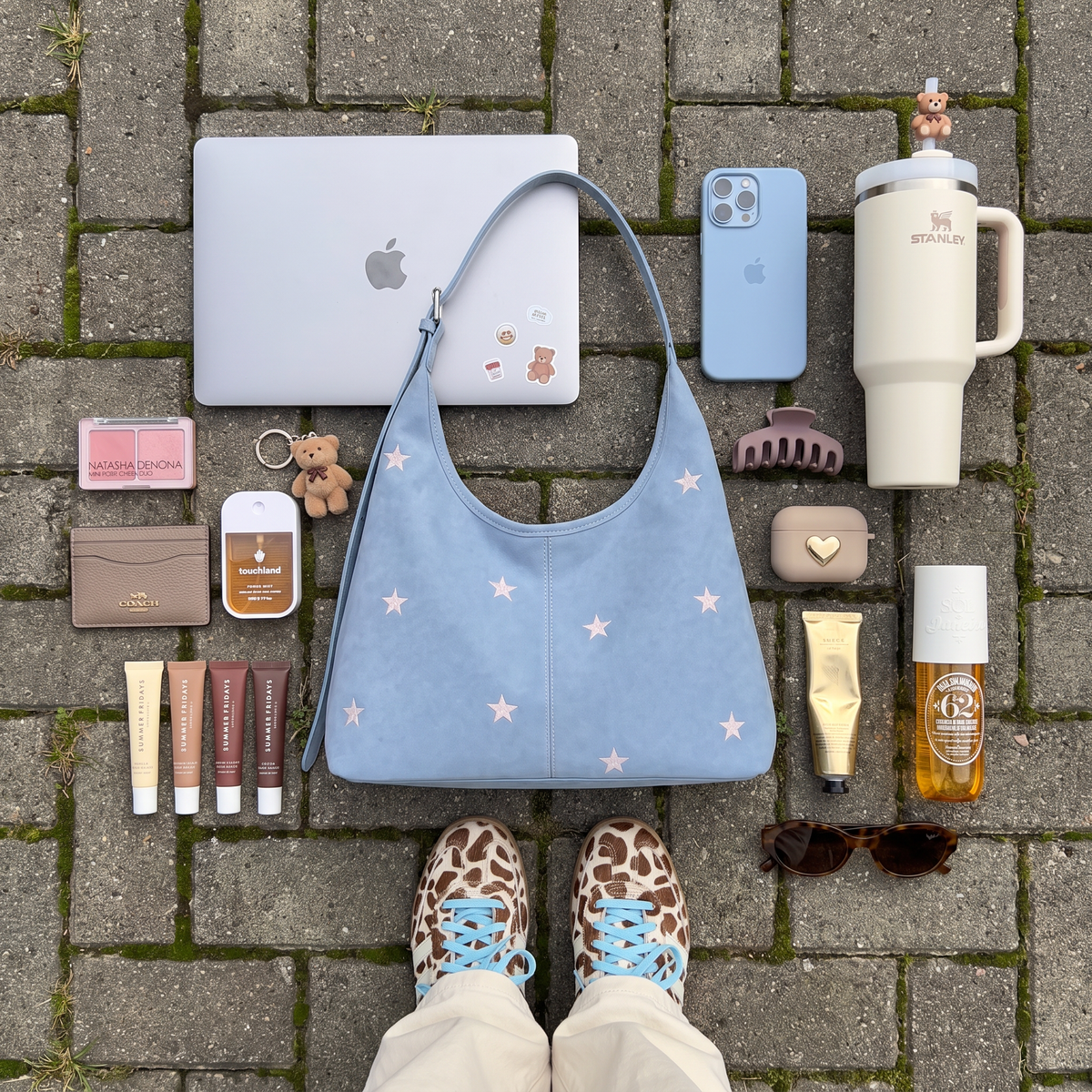 Celeste bag in sky, side