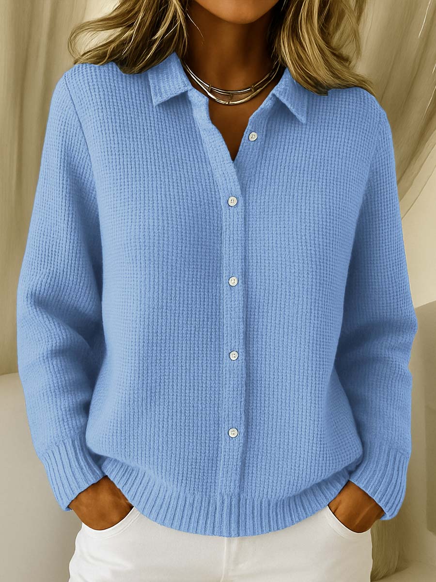 Rachele | Textured Button-Through Cardigan