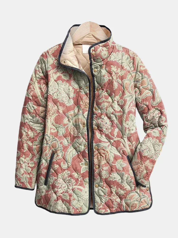 Naya | Vintage Floral Quilted Jacket