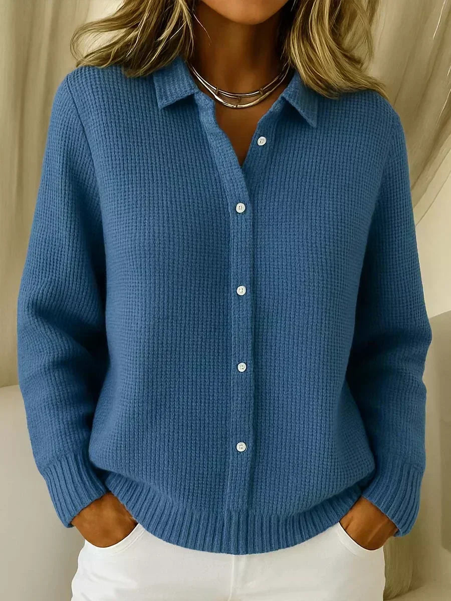 Rachele | Textured Button-Through Cardigan