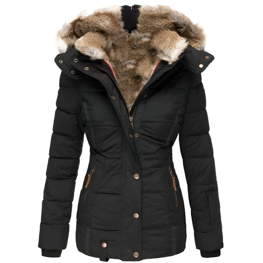 Annamarie | Quilted Hooded Coat