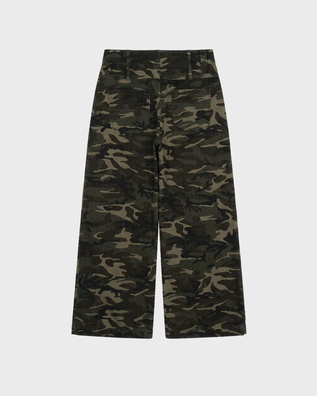 Rhys | Pleated Camo Trouser