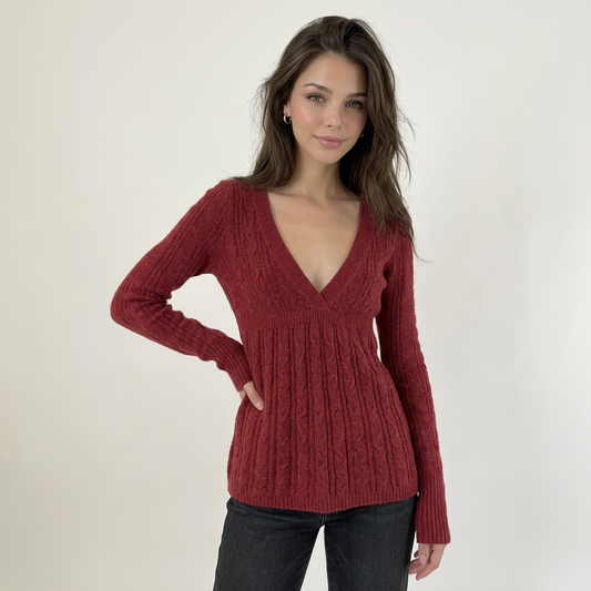 Carol | Babydoll Knit Jumper