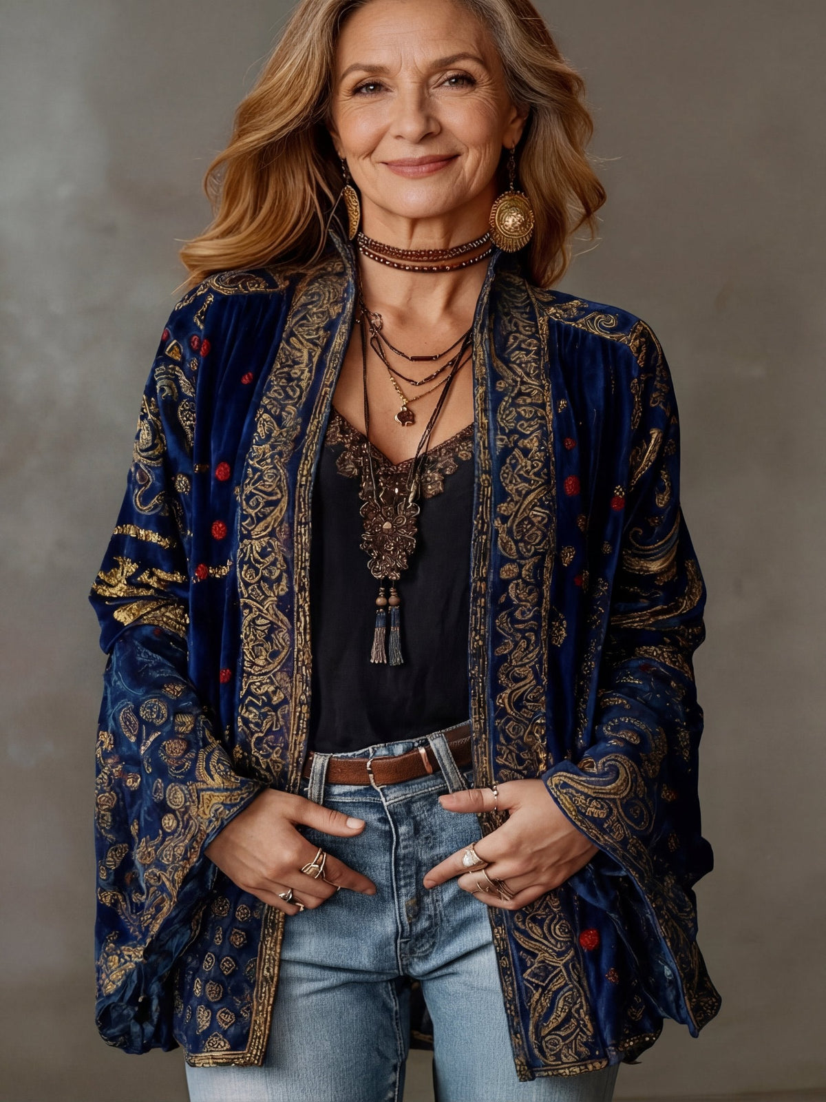 Angelita | Printed Kimono Jacket