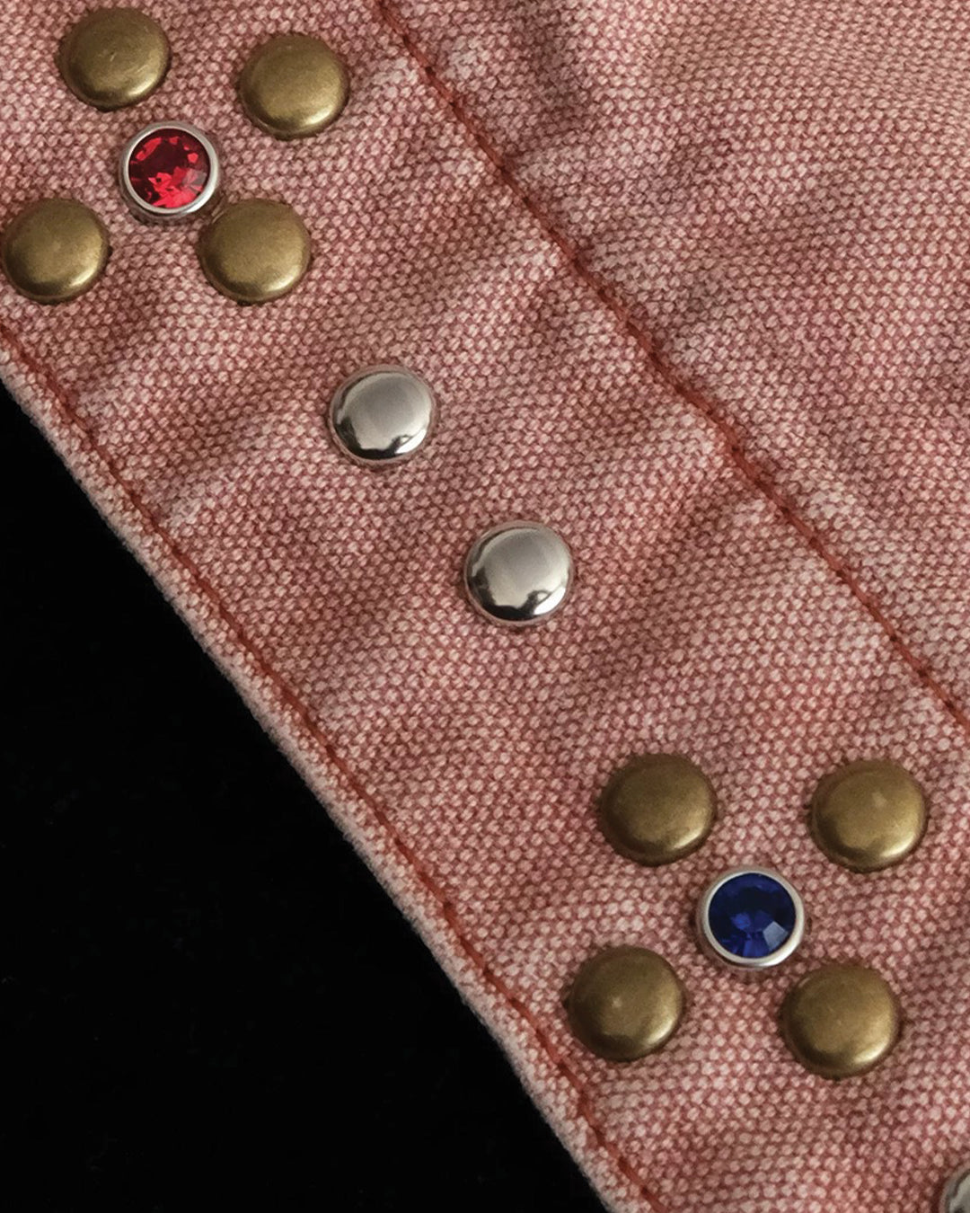 Jewel | Studded Collar Canvas Jacket