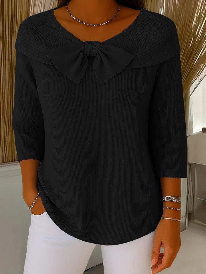 Tivella | Bow Neck Jumper