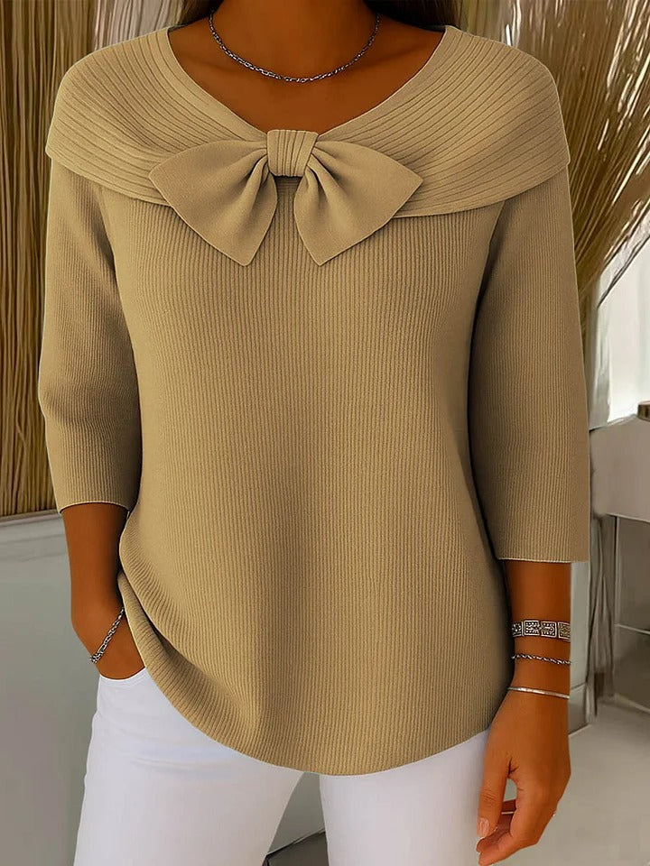 Tivella | Bow Neck Jumper