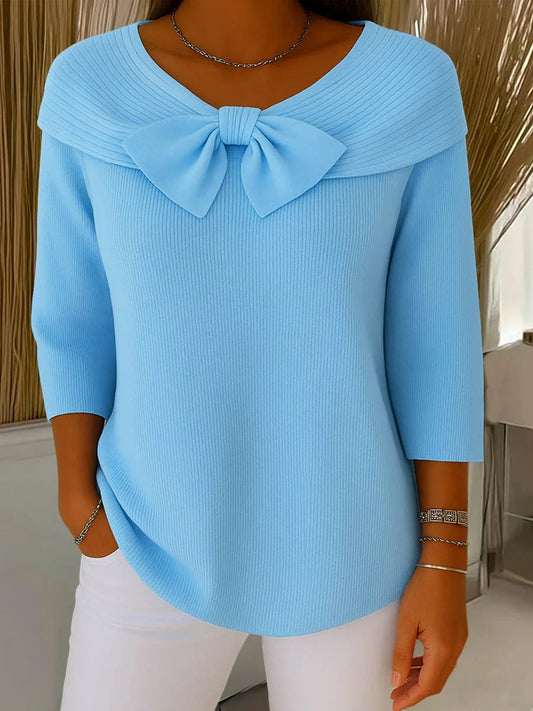 Tivella | Bow Neck Jumper