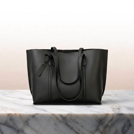 Lily | Structured Leather Tote