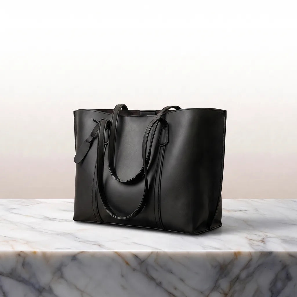 Lily | Structured Leather Tote
