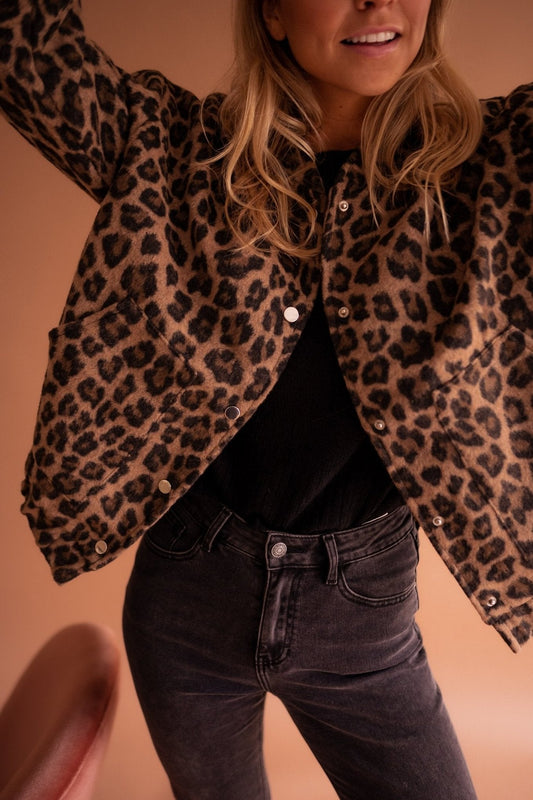 Francie | Leopard Print Jacket