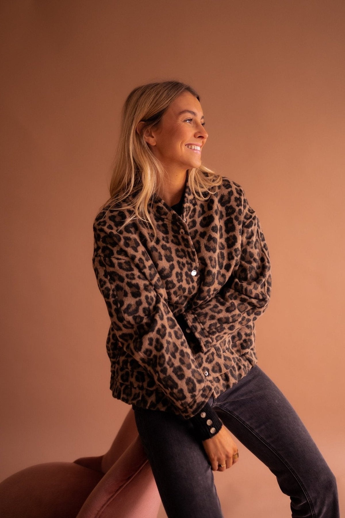 Francie | Leopard Print Jacket