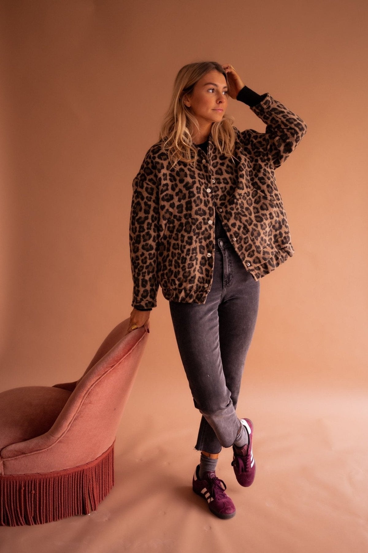 Francie | Leopard Print Jacket