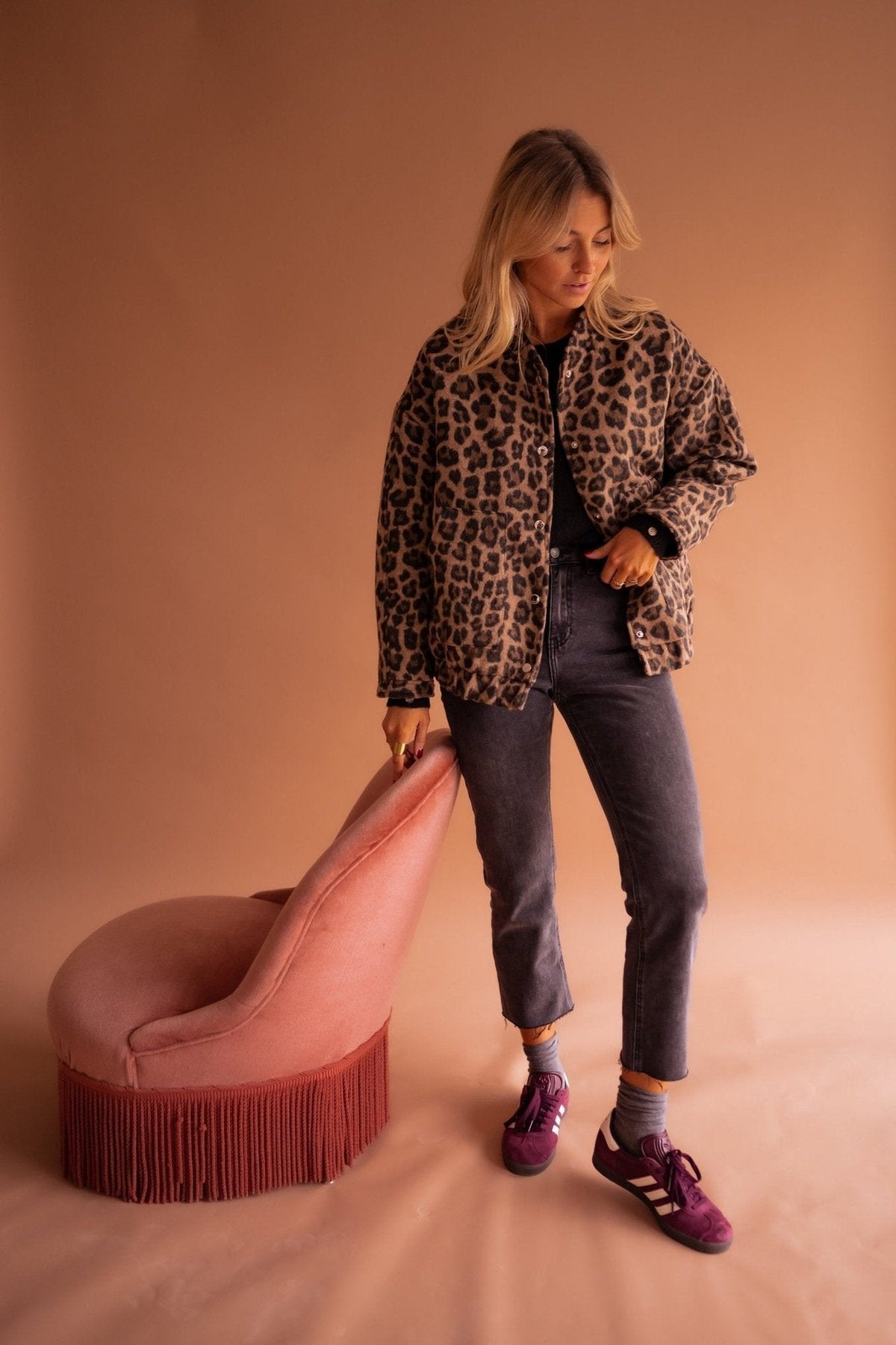 Francie | Leopard Print Jacket