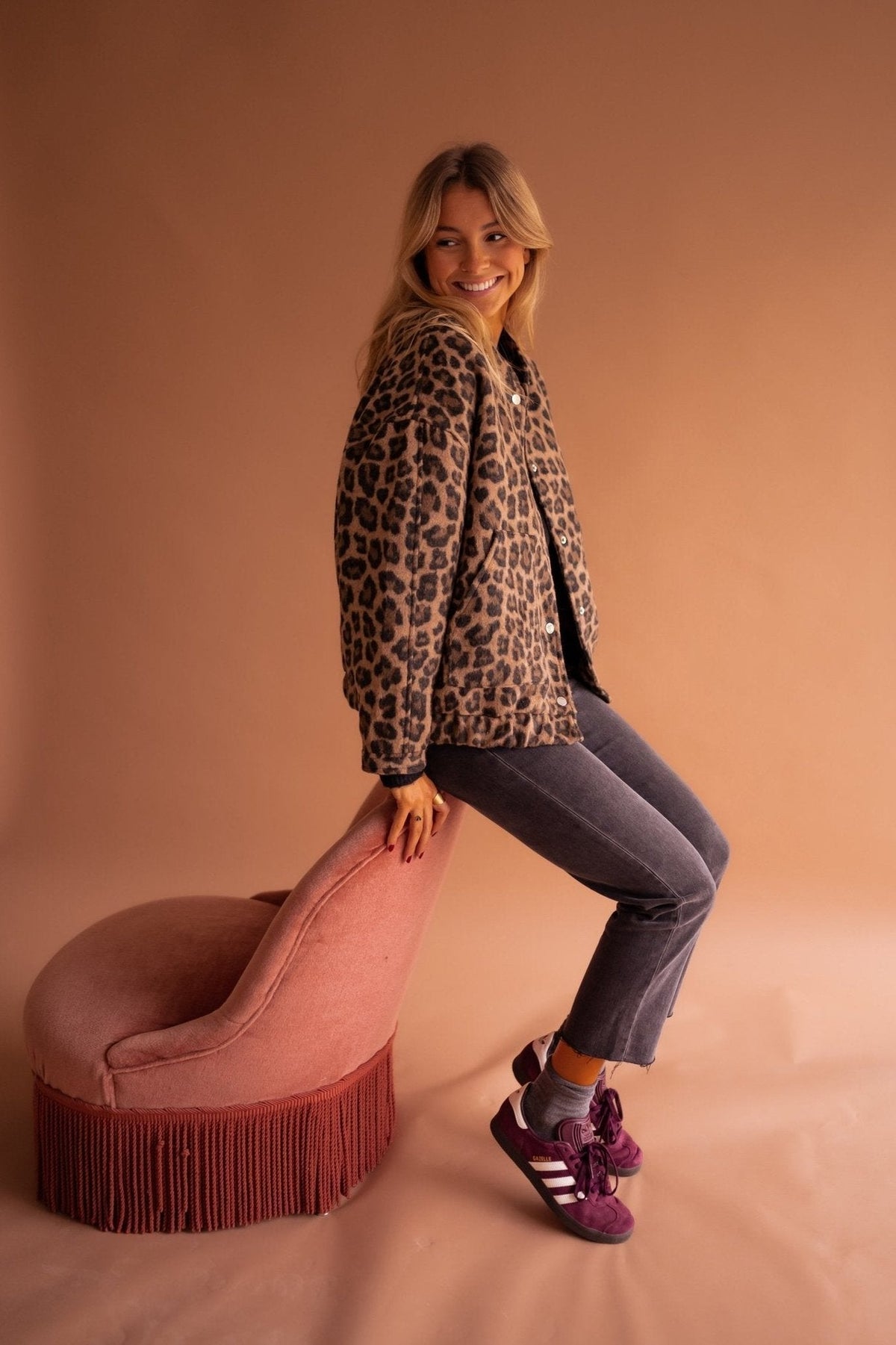Francie | Leopard Print Jacket
