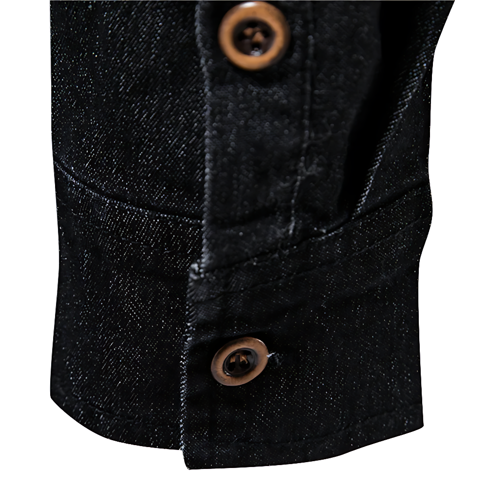 Arvéo | Denim-Mix Polo Shirt