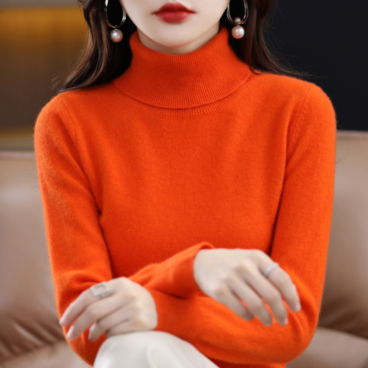 Elena | Fourteen-Colour Roll Neck