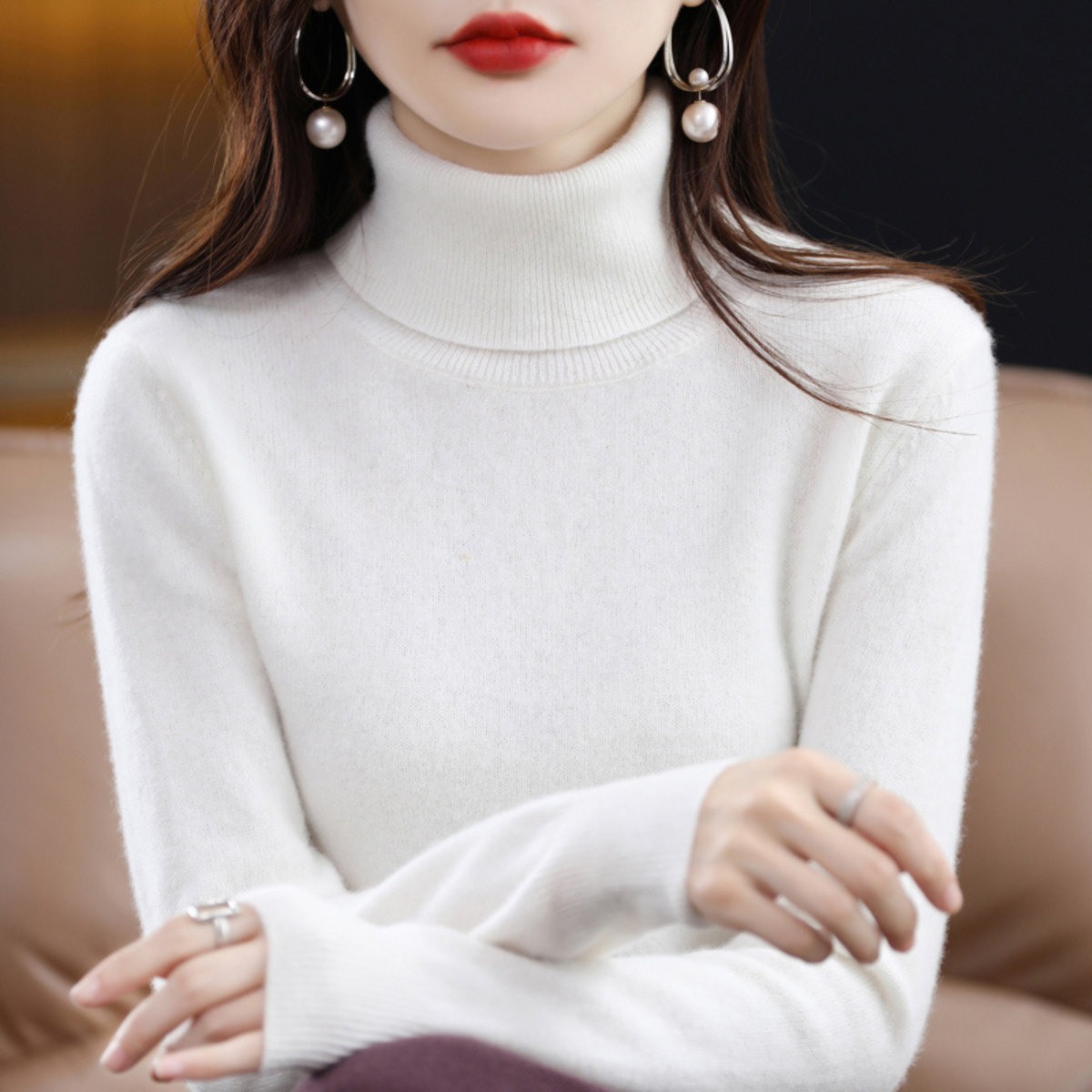 Elena | Fourteen-Colour Roll Neck