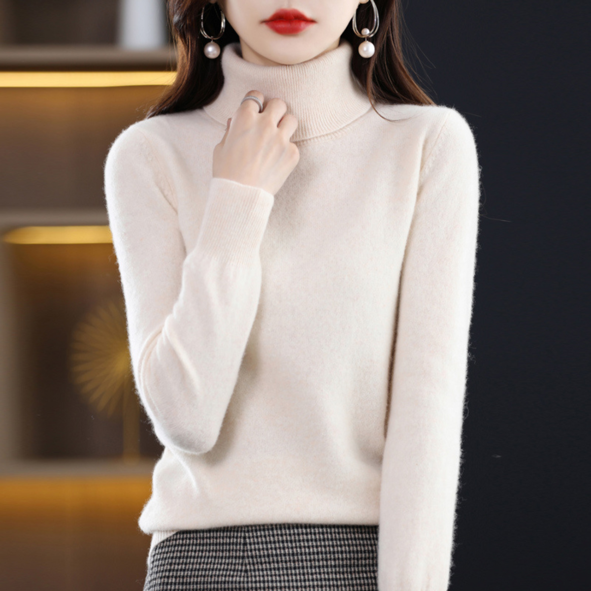 Elena | Fourteen-Colour Roll Neck