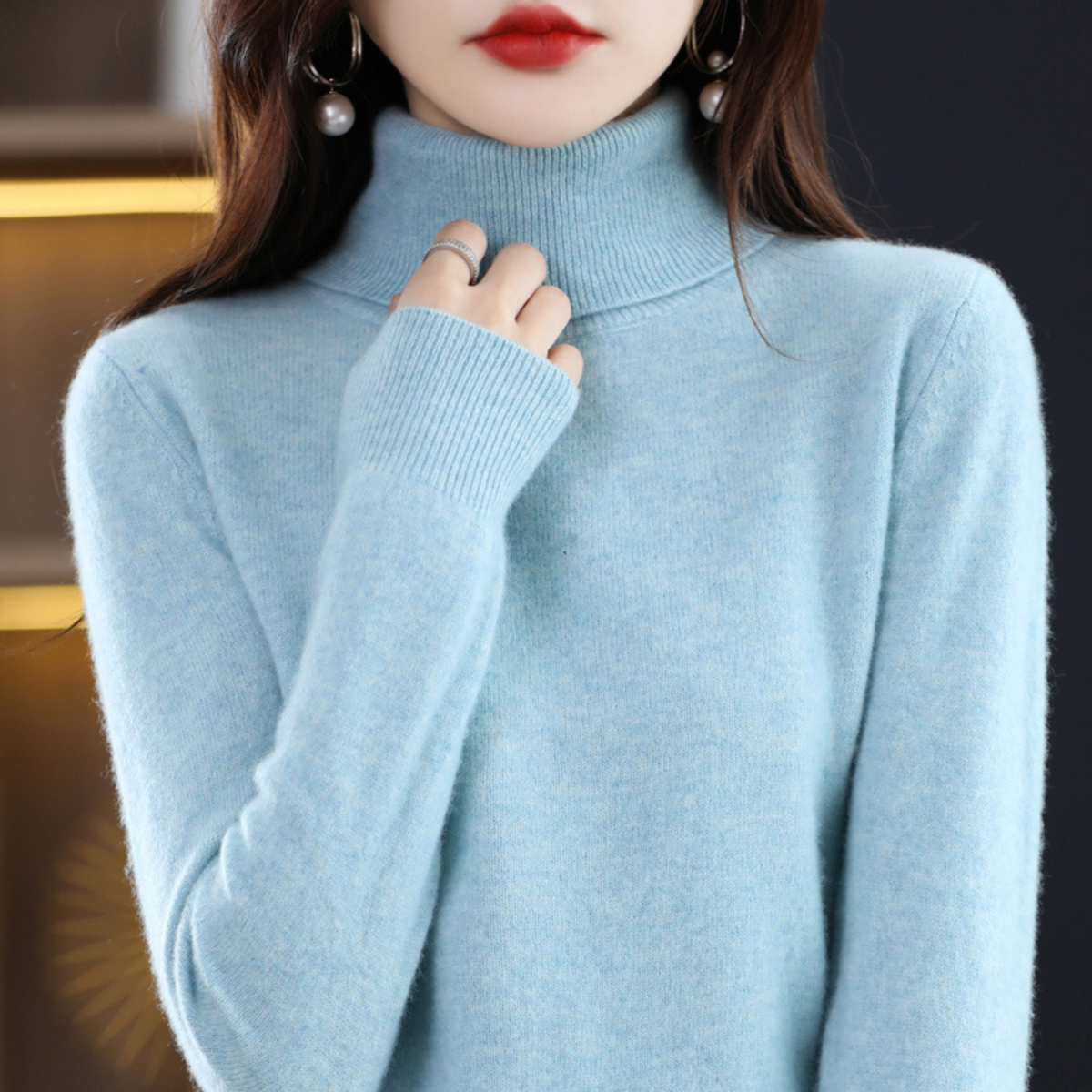 Elena | Fourteen-Colour Roll Neck