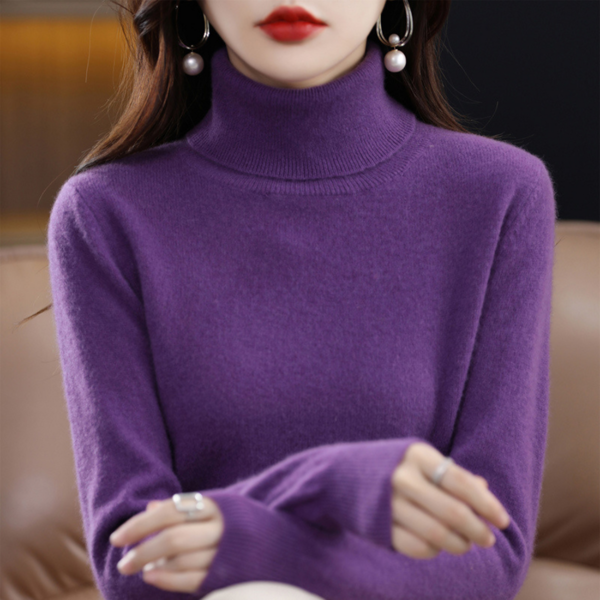 Elena | Fourteen-Colour Roll Neck