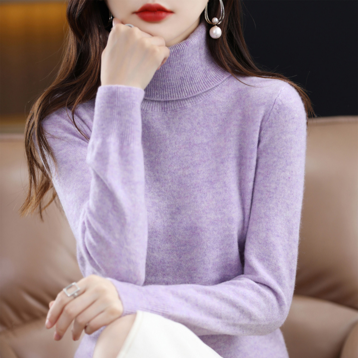 Elena | Fourteen-Colour Roll Neck