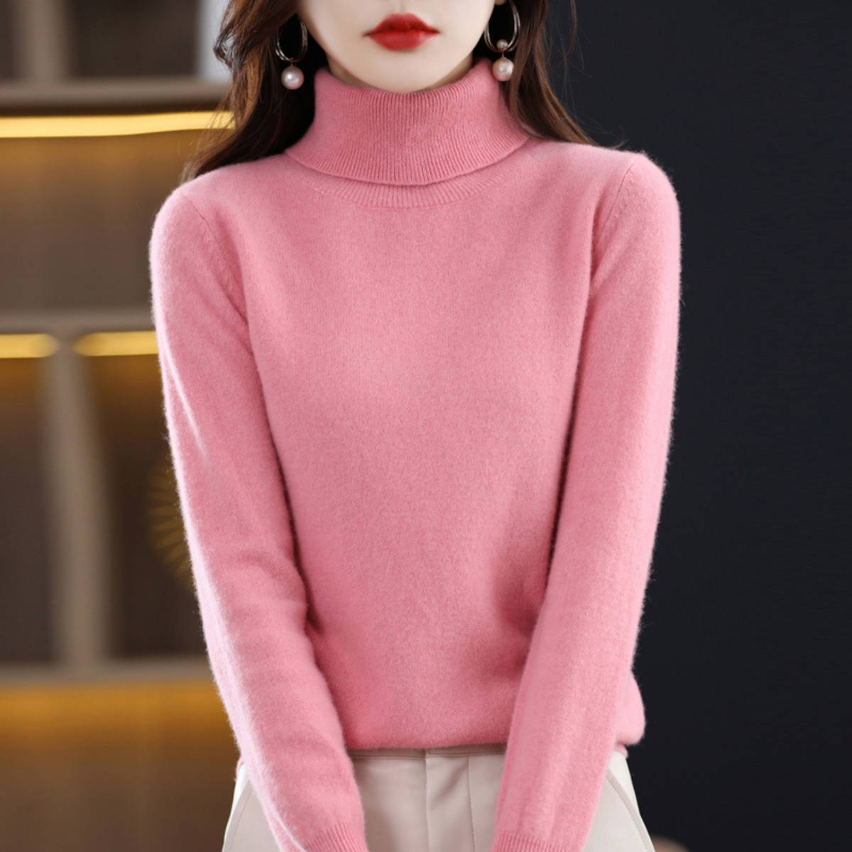 Elena | Fourteen-Colour Roll Neck