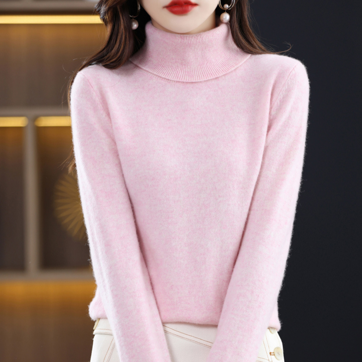 Elena | Fourteen-Colour Roll Neck