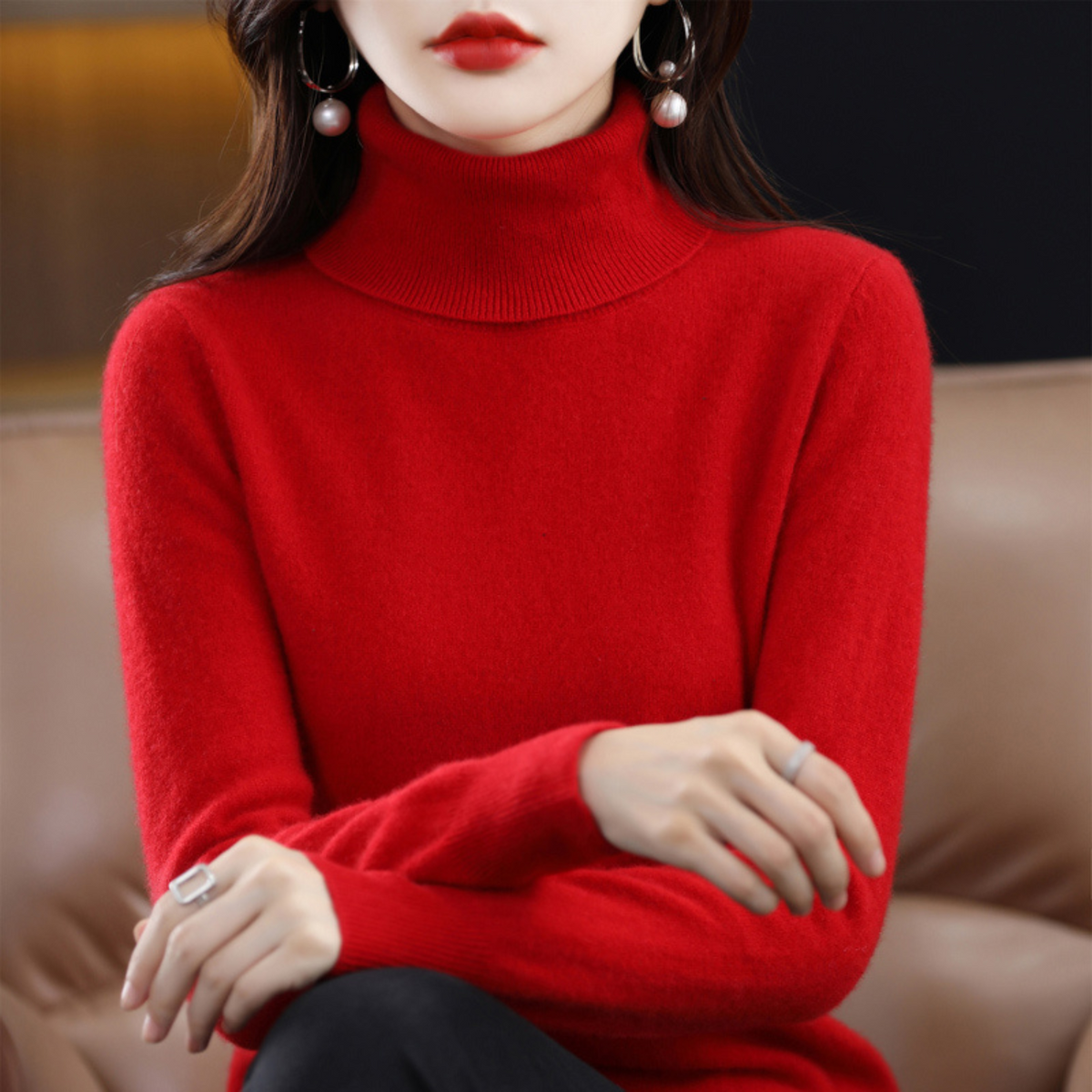 Elena | Fourteen-Colour Roll Neck