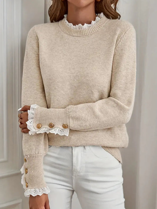 Sabine | Fine Knit Round-Neck Jumper