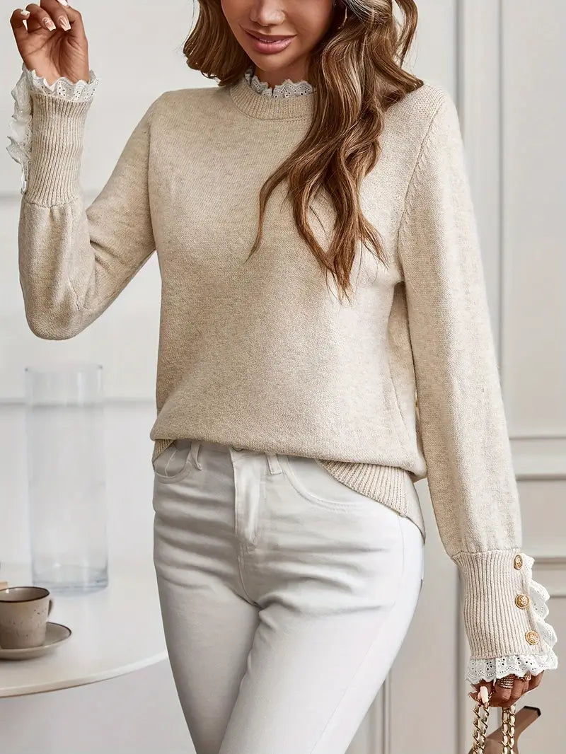 Sabine | Fine Knit Round-Neck Jumper