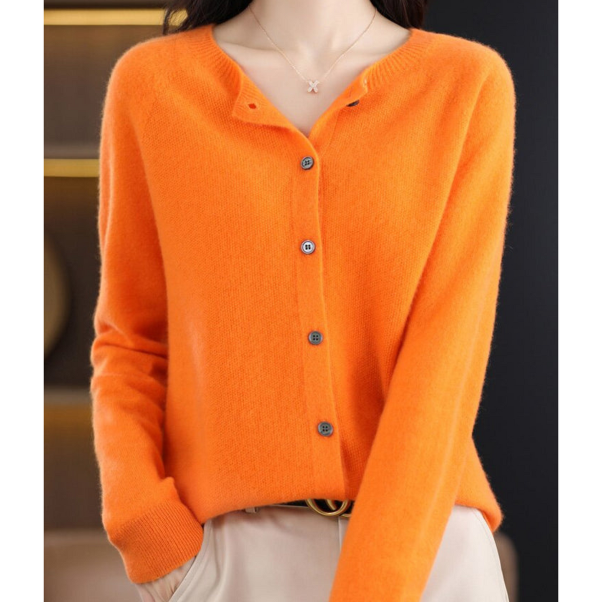Adeline | Round-Neck Knit Jumper