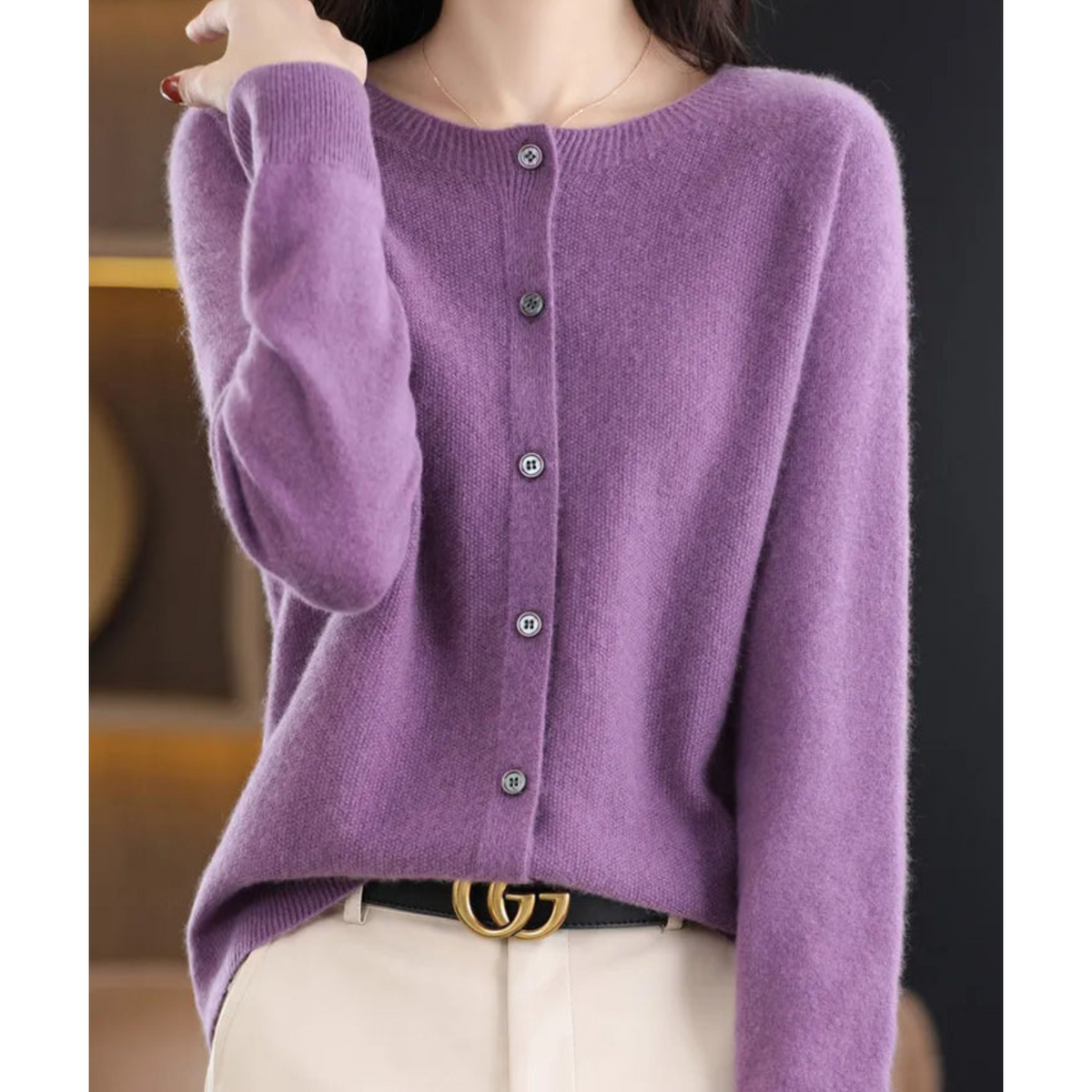 Adeline | Round-Neck Knit Jumper