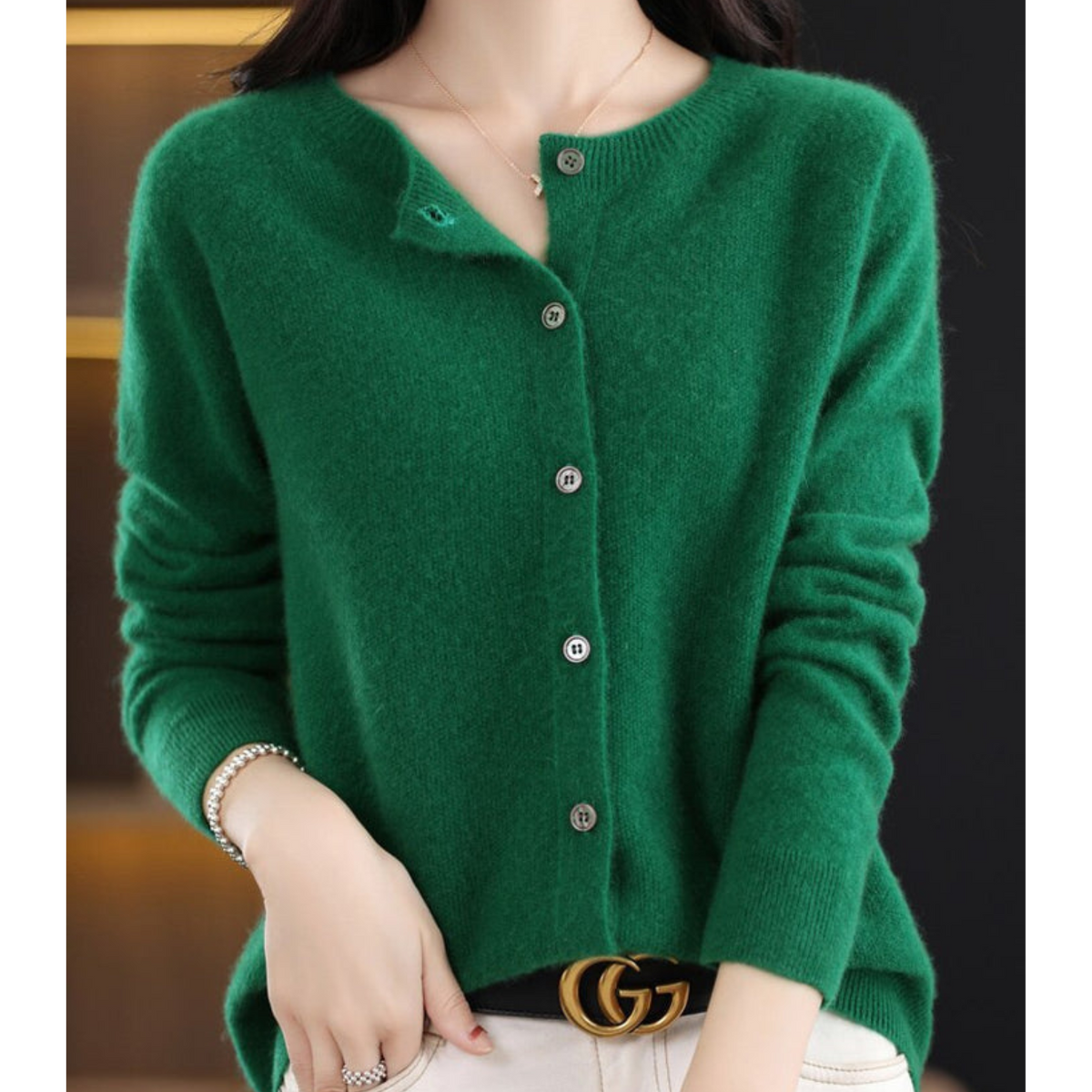 Adeline | Round-Neck Knit Jumper