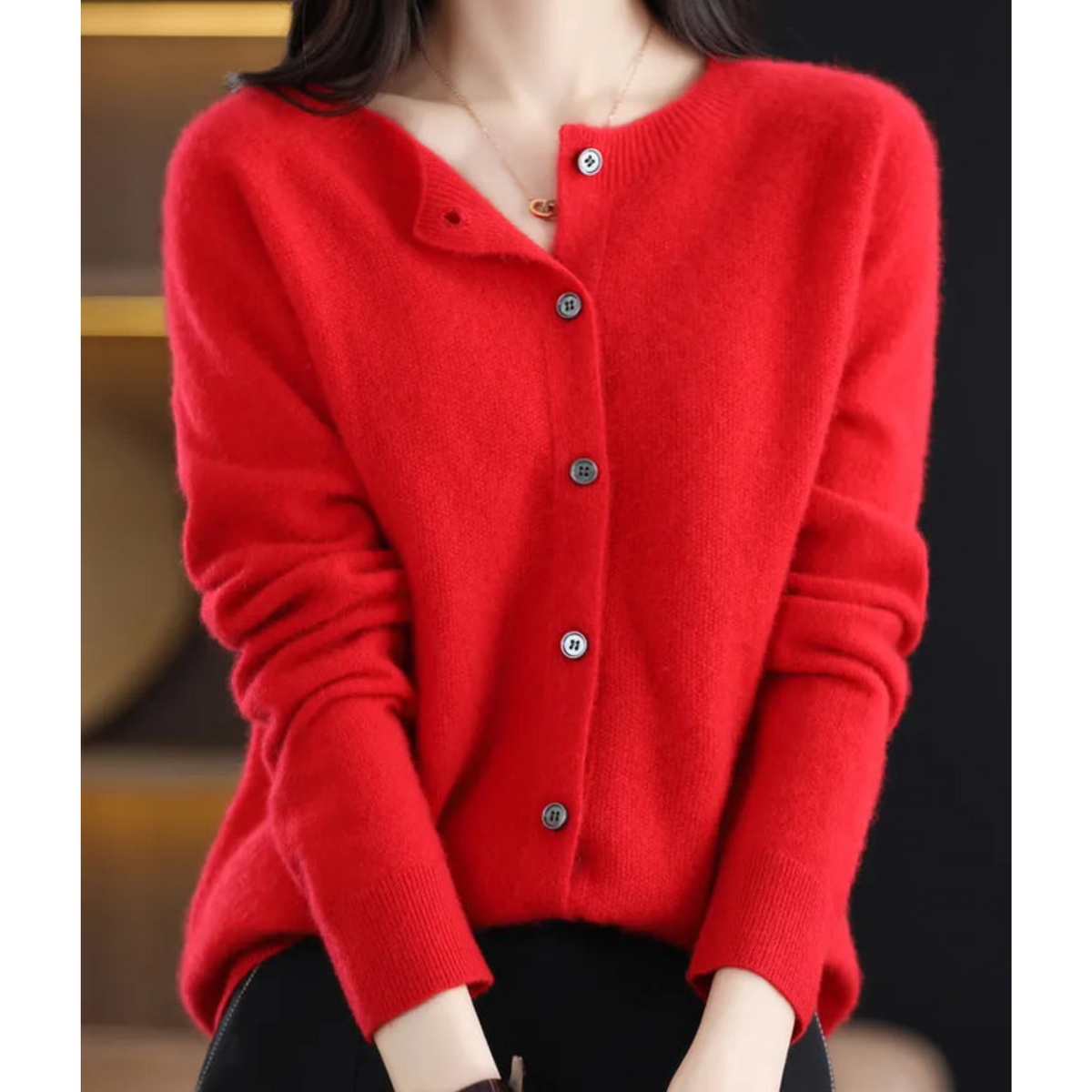 Adeline | Round-Neck Knit Jumper