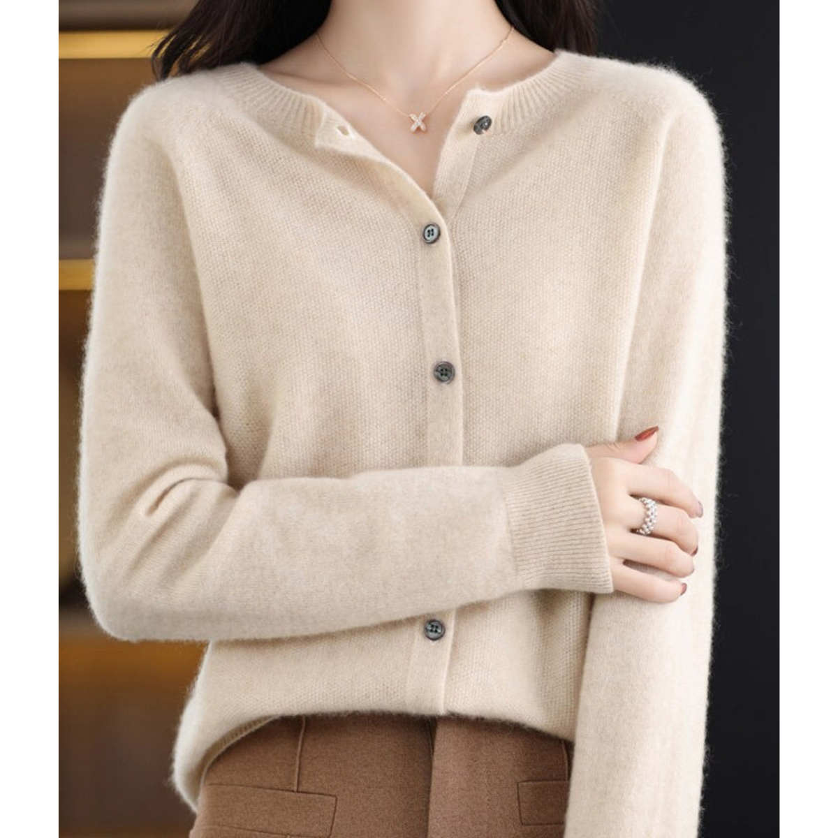 Adeline | Round-Neck Knit Jumper