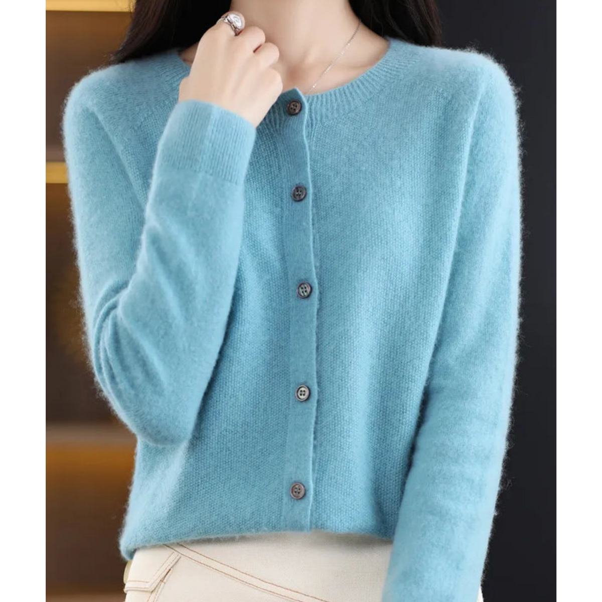 Adeline | Round-Neck Knit Jumper
