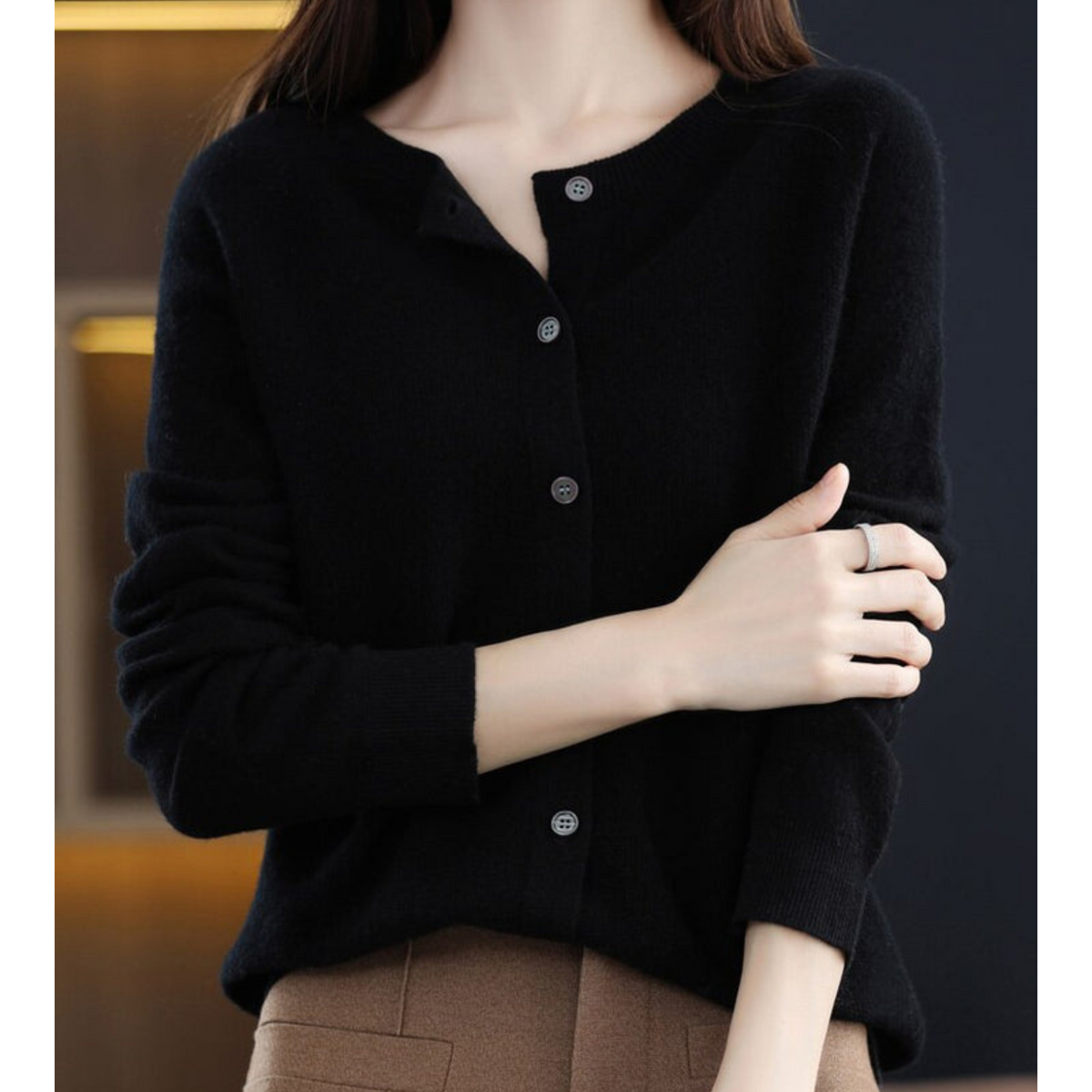 Adeline | Round-Neck Knit Jumper