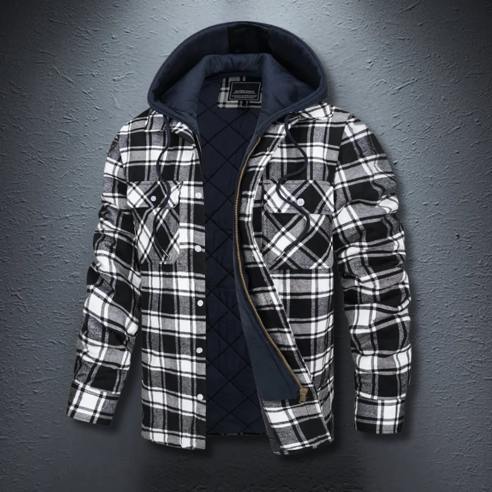 Torben | Hooded Check Gilet